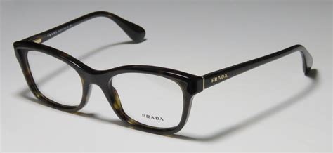 prada brillengestell vpr 05 r 2au-1o1 dark havanna|Prada Eyeglasses Model.